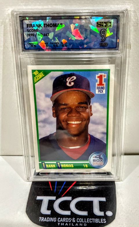 1990 Score Frank Thomas #663 SQC 9 Front