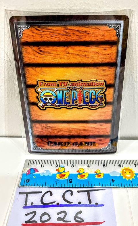 2002 One Piece King of Pirates Gummy Card 3D Back