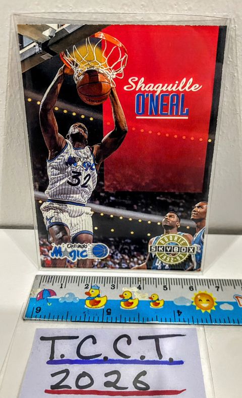 1992 Skybox Shaquille O'Neal RC #382 Front