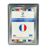 2024 Topps Jose Mourinho Platinum Euro Zinedine Zidane / Thierry Henry Backside